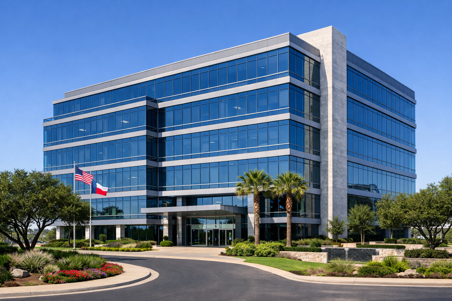 Modern office building