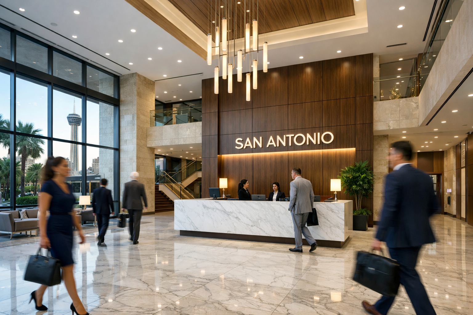 Office lobby interior